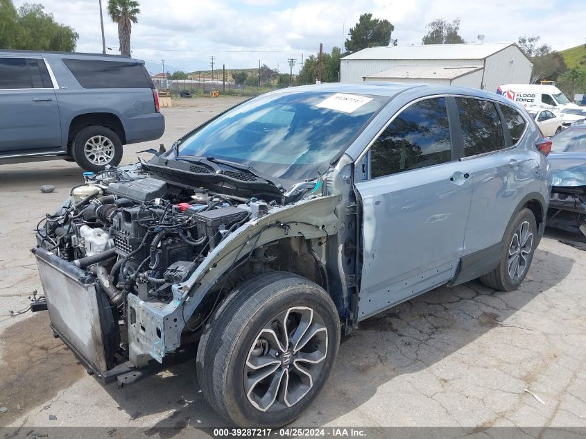 2022 Honda Cr-V Awd Ex VIN: 7FARW2H58NE049851 Lot: 39287217