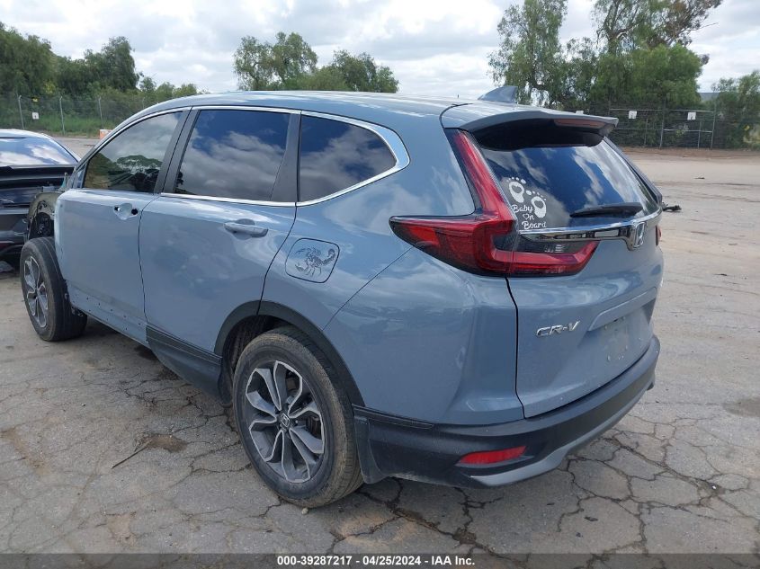 2022 Honda Cr-V Awd Ex VIN: 7FARW2H58NE049851 Lot: 39287217