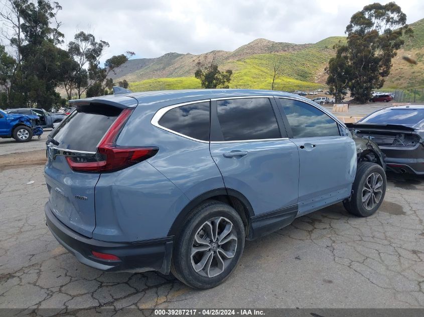 2022 Honda Cr-V Awd Ex VIN: 7FARW2H58NE049851 Lot: 39287217
