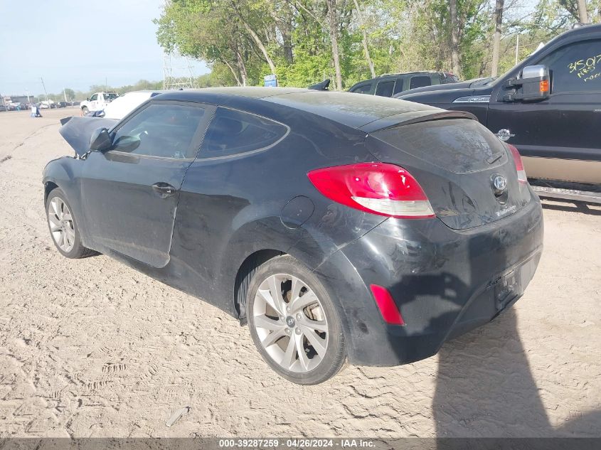 2017 Hyundai Veloster VIN: KMHTC6AD0HU306124 Lot: 39287259