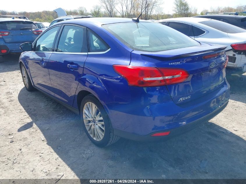 2015 Ford Focus Titanium VIN: 1FADP3J21FL322786 Lot: 39287261