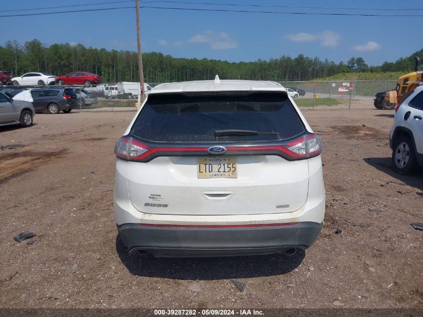 2018 Ford Edge Se VIN: 2FMPK3G92JBB02930 Lot: 39287282