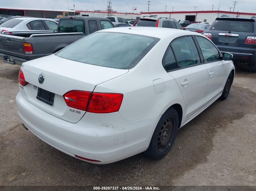 2012 Volkswagen Jetta 2.5L Se VIN: 3VWDP7AJ7CM381387 Lot: 39287337