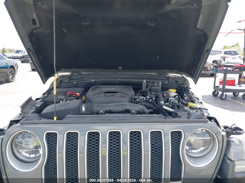 2021 Jeep Wrangler Unlimited Sahara 4X4 VIN: 1C4HJXEN8MW526487 Lot: 39287369