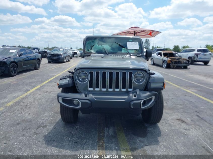 2021 Jeep Wrangler Unlimited Sahara 4X4 VIN: 1C4HJXEN8MW526487 Lot: 39287369