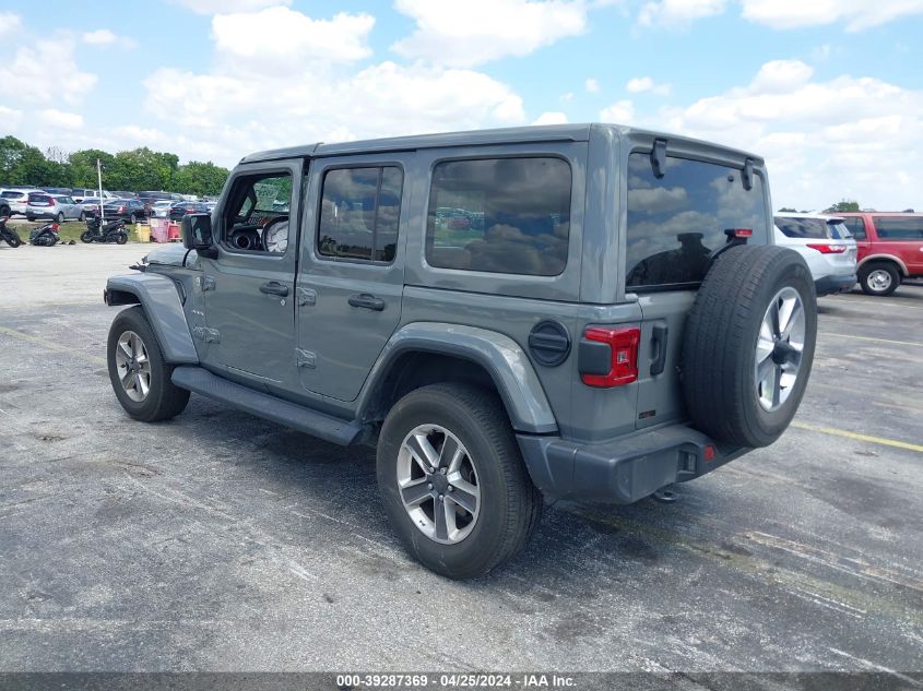 2021 Jeep Wrangler Unlimited Sahara 4X4 VIN: 1C4HJXEN8MW526487 Lot: 39287369