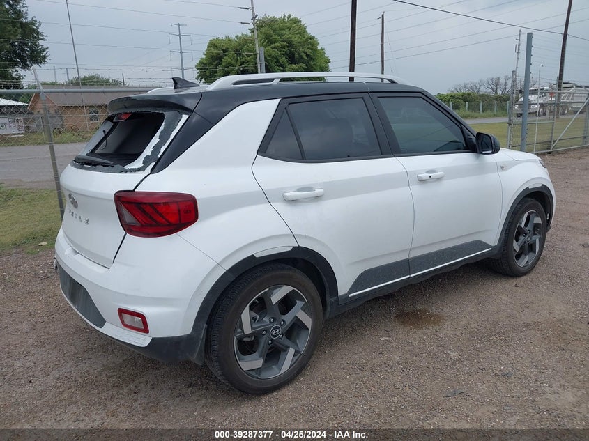 2022 Hyundai Venue Limited VIN: KMHRC8A37NU201069 Lot: 39287377