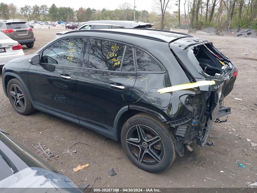 2022 MERCEDES-BENZ GLA 250 4MATIC VIN: W1N4N4HB3NJ344934