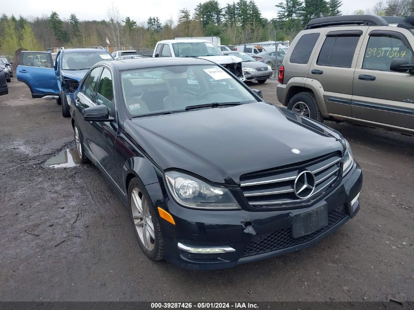 2014 Mercedes-Benz C 300 Luxury 4Matic/Sport 4Matic VIN: WDDGF8AB4EA933371 Lot: 39287426