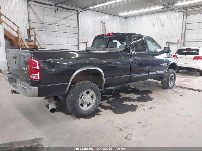 2006 Dodge Ram 2500 Slt/Sport VIN: 1D7KS28C26J243881 Lot: 39287502