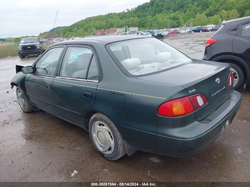 2000 Toyota Corolla Ce VIN: 2T1BR12E9YC285800 Lot: 39287554