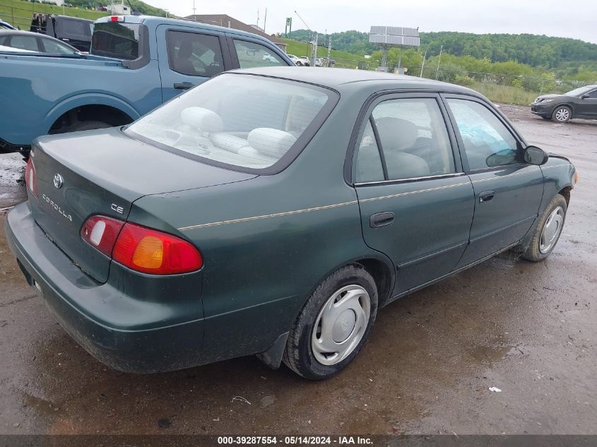 2000 Toyota Corolla Ce VIN: 2T1BR12E9YC285800 Lot: 39287554