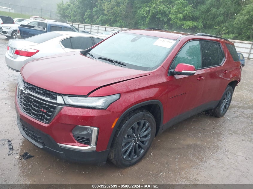 2022 CHEVROLET TRAVERSE FWD RS - 1GNERJKWXNJ123834