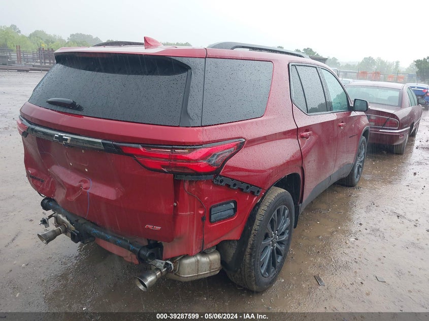 2022 CHEVROLET TRAVERSE FWD RS - 1GNERJKWXNJ123834