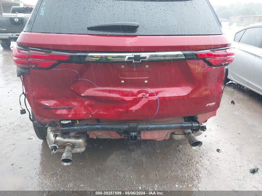 2022 CHEVROLET TRAVERSE FWD RS - 1GNERJKWXNJ123834
