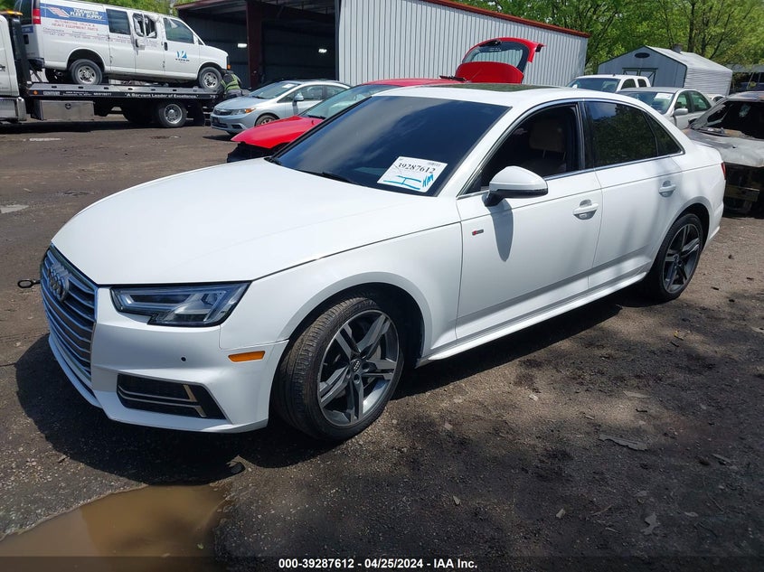 VIN WAUENAF46HN065387 2017 AUDI A4 2.0T PREMIUM