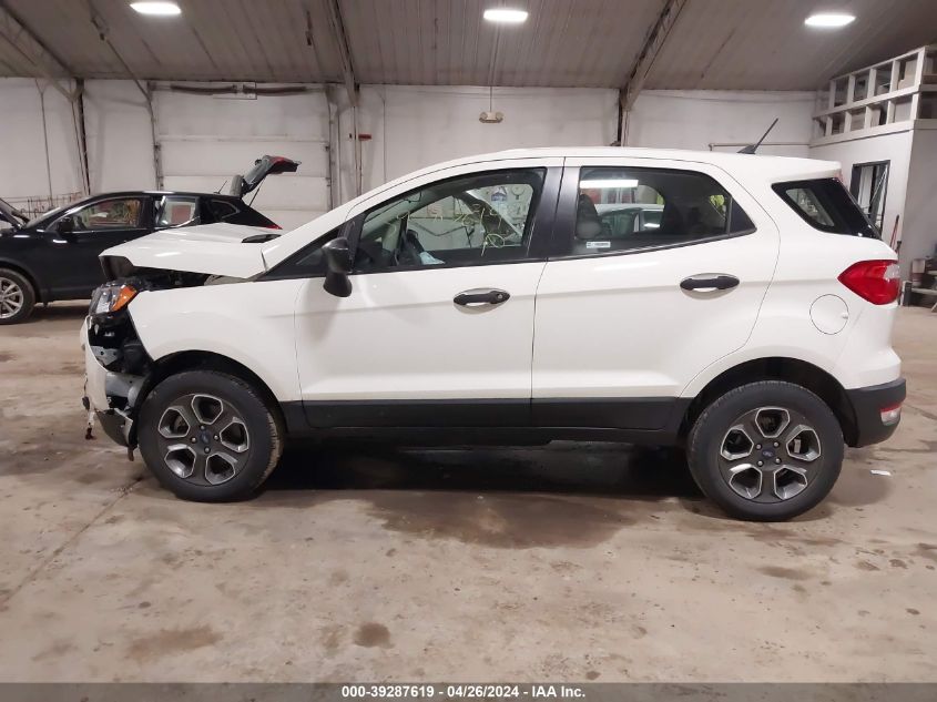 2020 Ford Ecosport S VIN: MAJ6S3FL1LC353508 Lot: 39287619