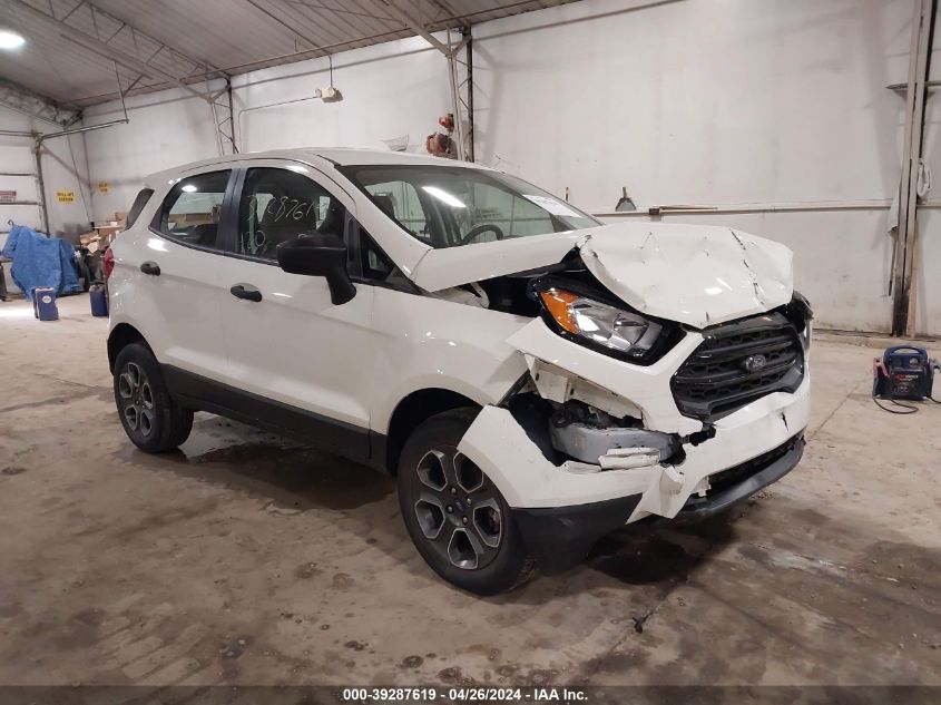 2020 Ford Ecosport S VIN: MAJ6S3FL1LC353508 Lot: 39287619