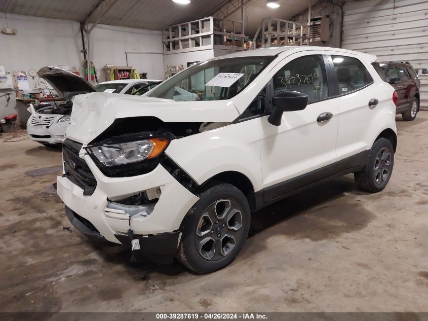 2020 Ford Ecosport S VIN: MAJ6S3FL1LC353508 Lot: 39287619