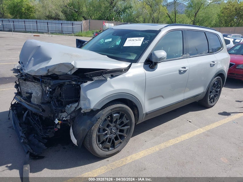 2022 Kia Telluride Sx VIN: 5XYP5DHC4NG323183 Lot: 39287626