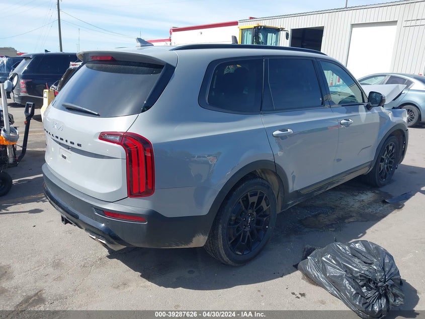2022 Kia Telluride Sx VIN: 5XYP5DHC4NG323183 Lot: 39287626