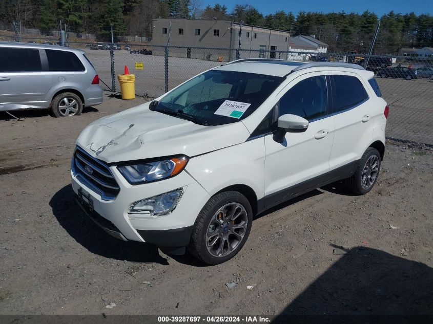 2021 Ford Ecosport Titanium VIN: MAJ6S3KL8MC402484 Lot: 39287697