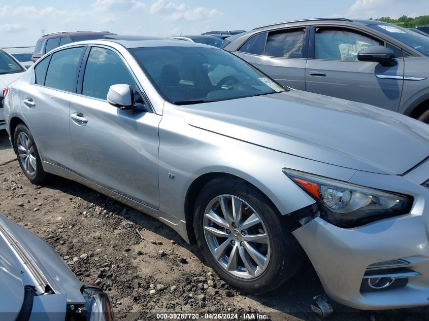 2015 Infiniti Q50 VIN: JN1BV7AR7FM412128 Lot: 39287720