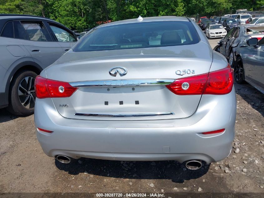 2015 Infiniti Q50 VIN: JN1BV7AR7FM412128 Lot: 39287720