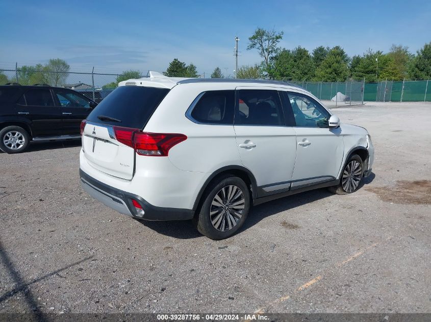 2019 Mitsubishi Outlander Sel VIN: JA4AZ3A37KZ036040 Lot: 39287756