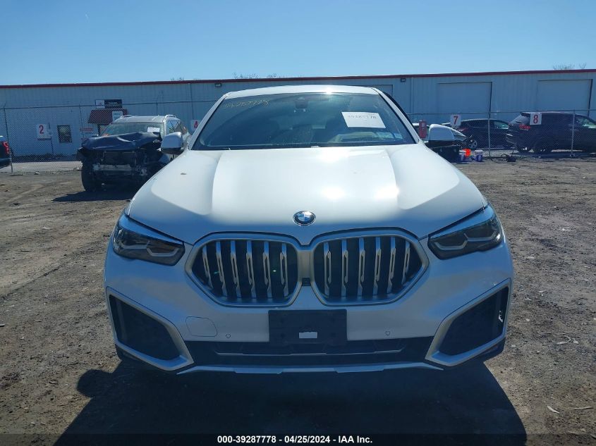 2021 BMW X6 xDrive40I VIN: 5UXCY6C03M9G29680 Lot: 39287778