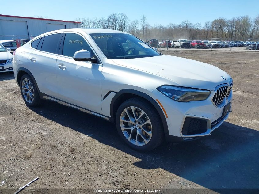 2021 BMW X6 xDrive40I VIN: 5UXCY6C03M9G29680 Lot: 39287778