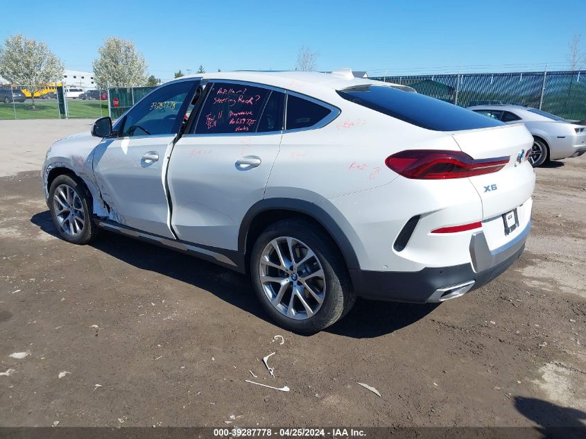 2021 BMW X6 xDrive40I VIN: 5UXCY6C03M9G29680 Lot: 39287778