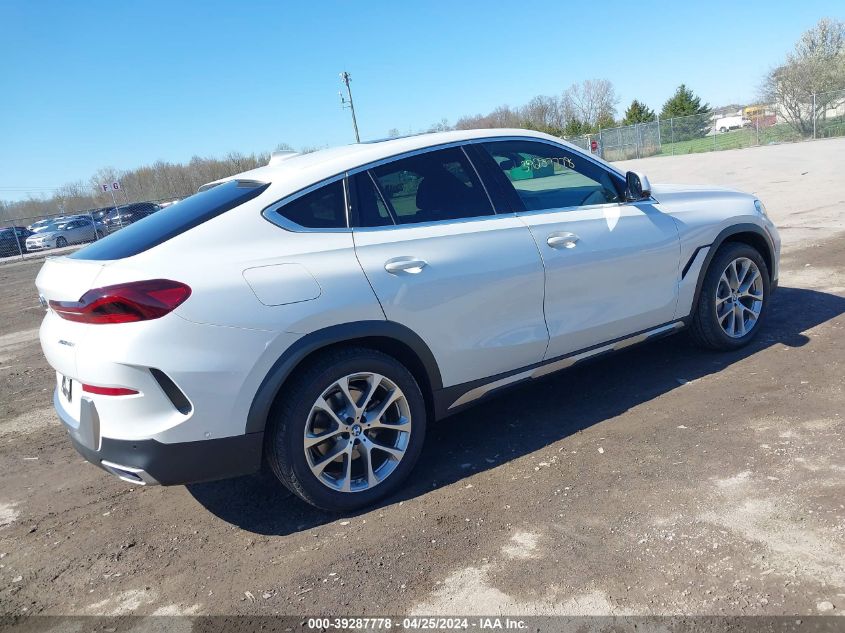 2021 BMW X6 xDrive40I VIN: 5UXCY6C03M9G29680 Lot: 39287778