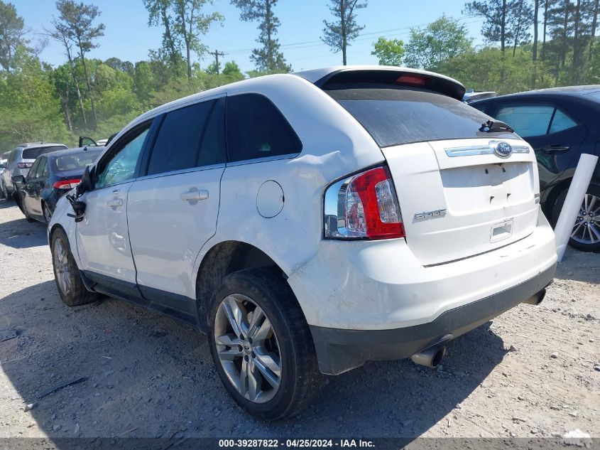 2013 Ford Edge Limited VIN: 2FMDK3K91DBB37151 Lot: 39287822