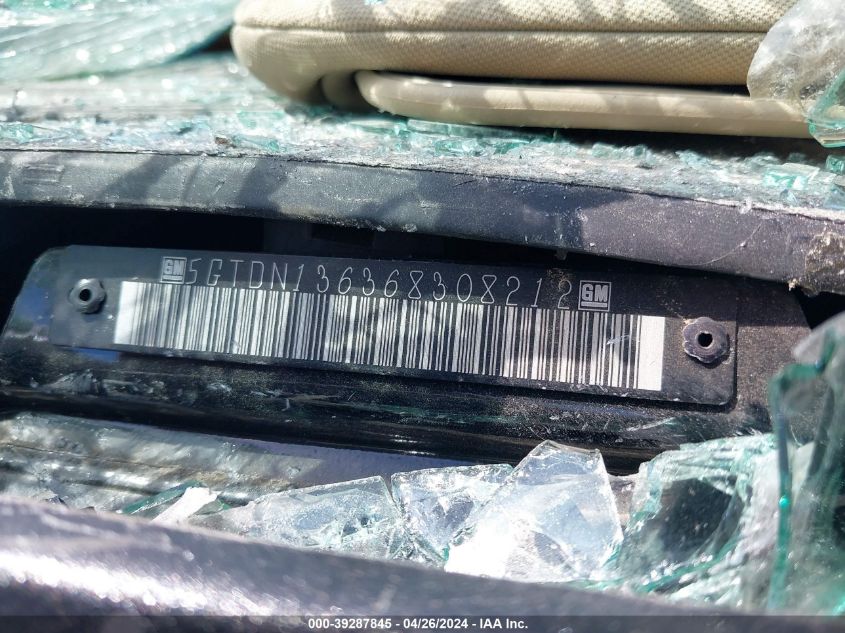 2006 Hummer H3 Suv VIN: 5GTDN136368308212 Lot: 39287845