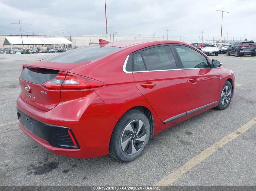 2019 Hyundai Ioniq Hybrid Sel VIN: KMHC75LC8KU105758 Lot: 39287873