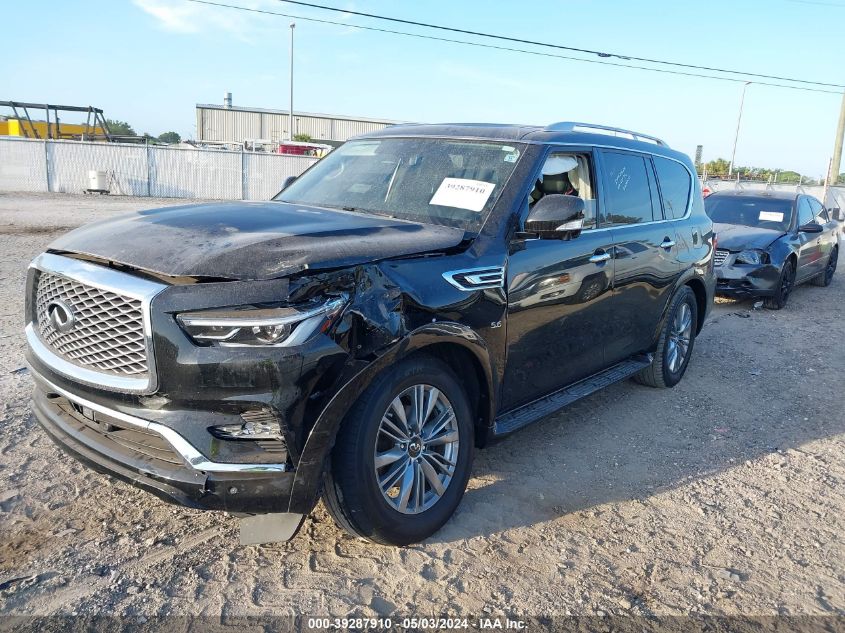 2020 Infiniti Qx80 Luxe Awd VIN: JN8AZ2NE9L9255776 Lot: 39287910