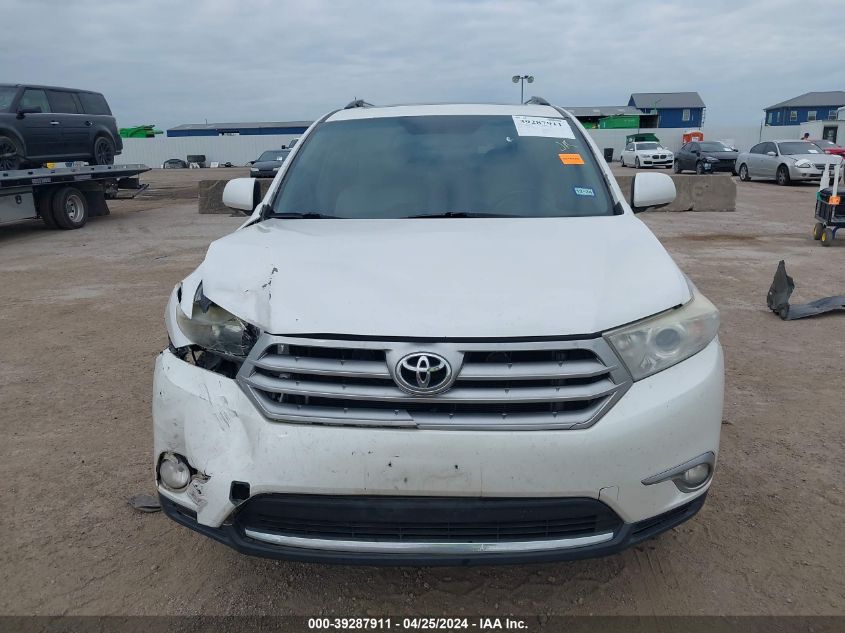 2013 Toyota Highlander Limited V6 VIN: 5TDYK3EH1DS125007 Lot: 39287911