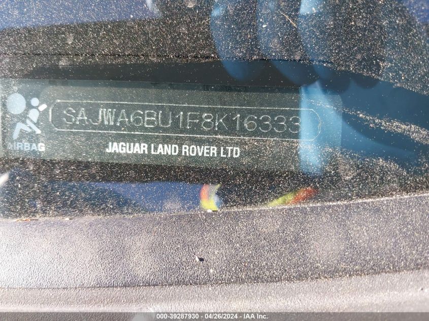 2015 Jaguar F-Type S VIN: SAJWA6BU1F8K16333 Lot: 39287930