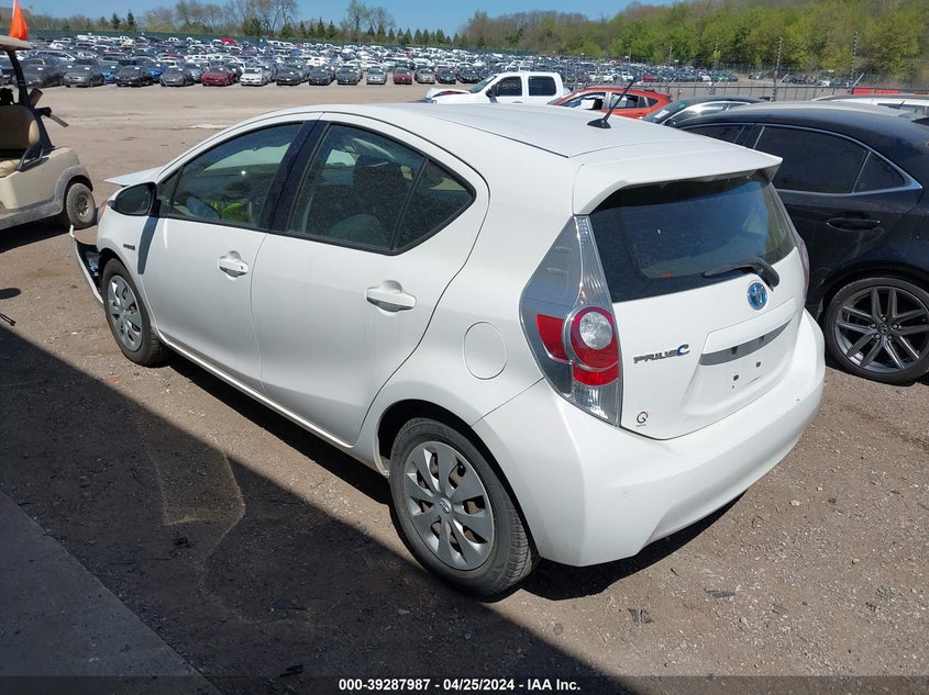 2013 Toyota Prius C Two VIN: JTDKDTB36D1552768 Lot: 39287987