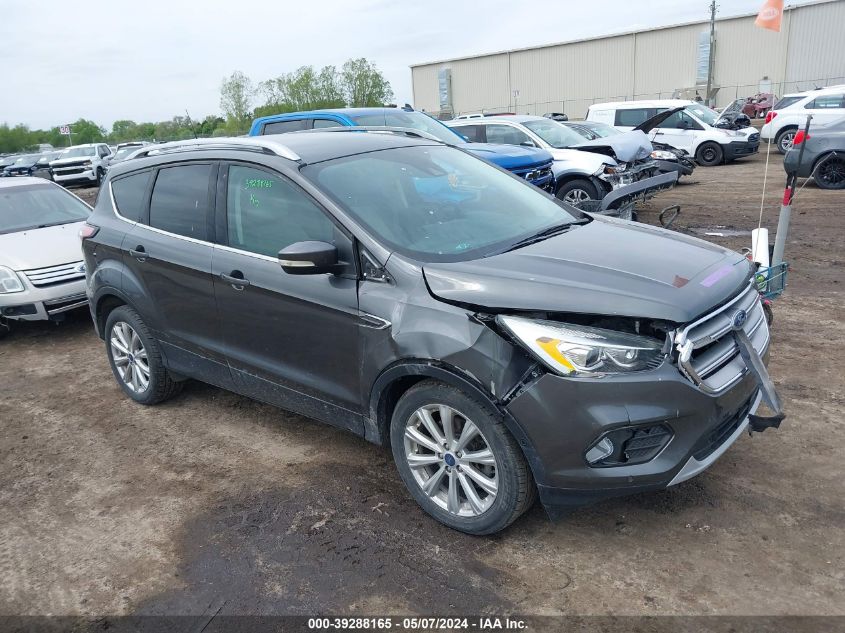 2017 Ford Escape Titanium VIN: 1FMCU0J97HUD38882 Lot: 39288165