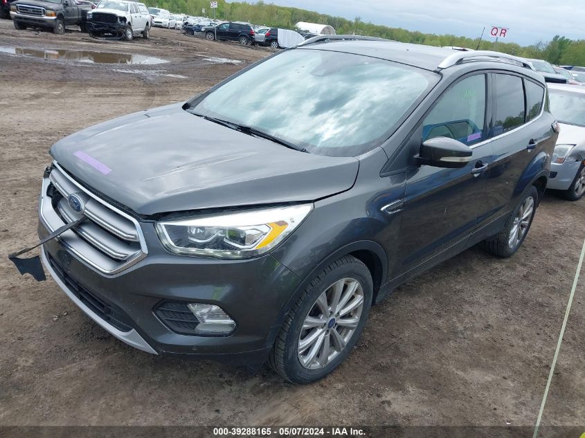 2017 Ford Escape Titanium VIN: 1FMCU0J97HUD38882 Lot: 39288165