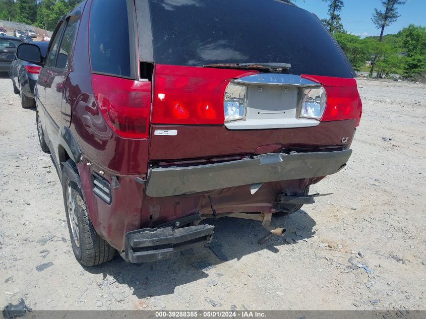 2002 Buick Rendezvous Cx VIN: 3G5DA03EX2S517606 Lot: 39288385