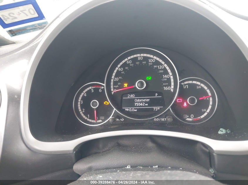 2013 VOLKSWAGEN BEETLE 2.0L TDI - 3VW5L7AT2DM817307