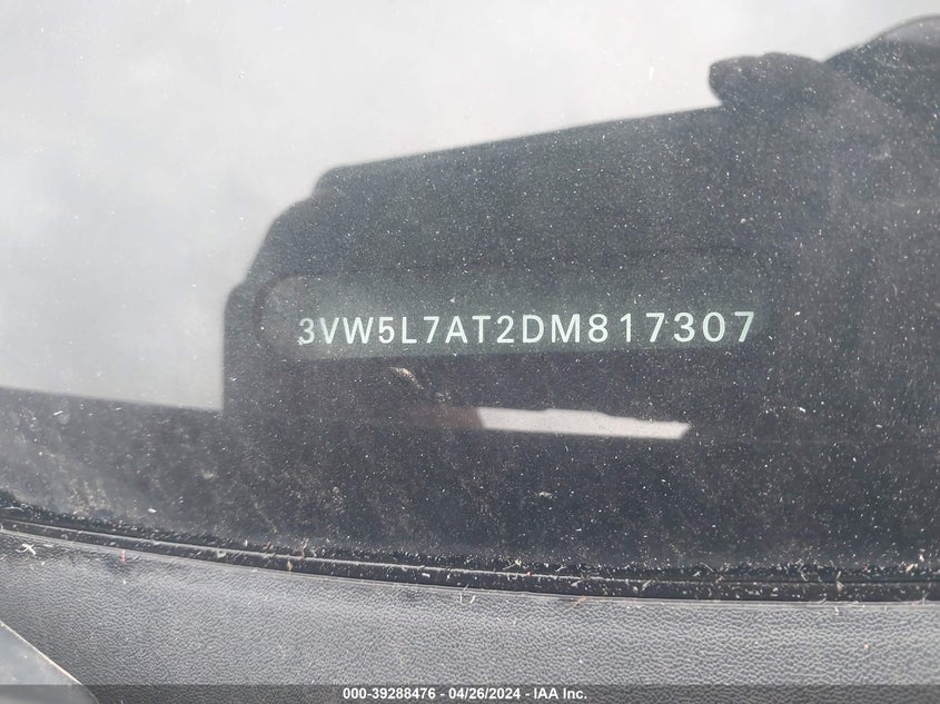 2013 VOLKSWAGEN BEETLE 2.0L TDI - 3VW5L7AT2DM817307