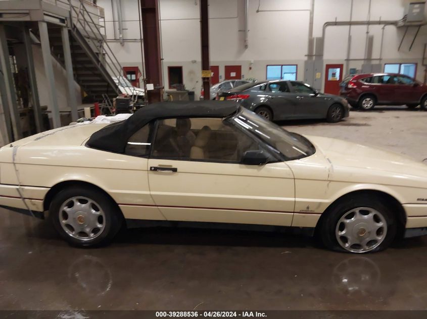 1993 Cadillac Allante VIN: 1G6VS3390PU125825 Lot: 39288536