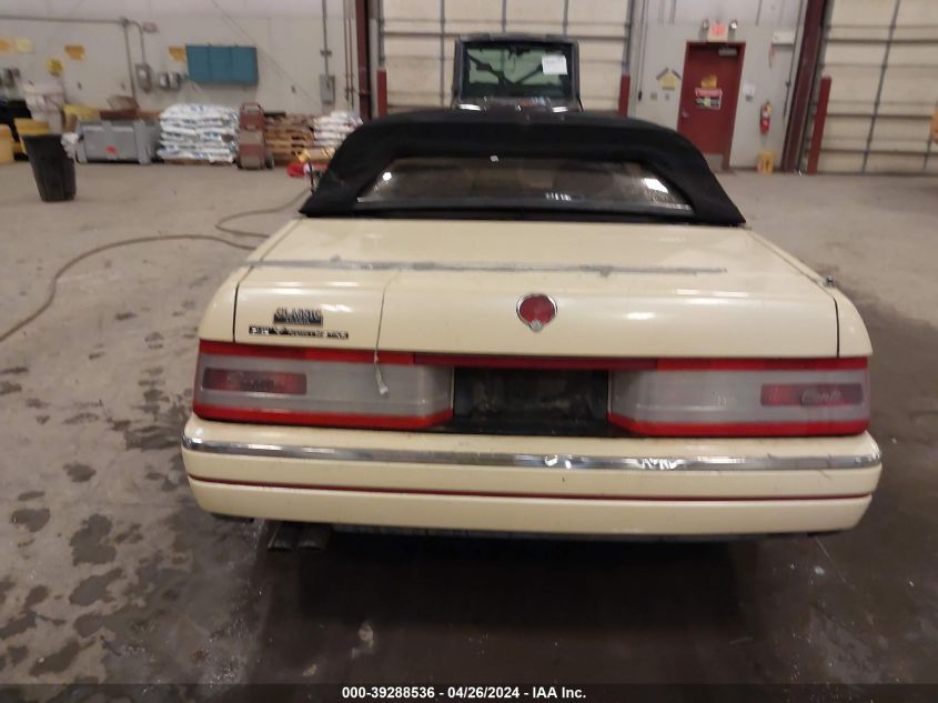 1993 Cadillac Allante VIN: 1G6VS3390PU125825 Lot: 39288536