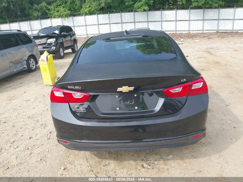 2016 Chevrolet Malibu Ls VIN: 1G1ZB5ST3GF290854 Lot: 39288633