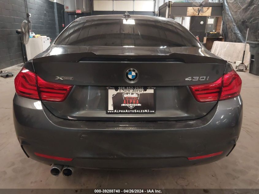 2018 BMW 430I xDrive VIN: WBA4W5C56JAD32699 Lot: 39288740