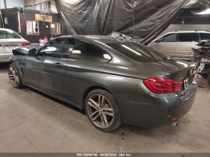 2018 BMW 430I xDrive VIN: WBA4W5C56JAD32699 Lot: 39288740